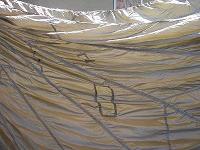 Olive drab personal parachute
